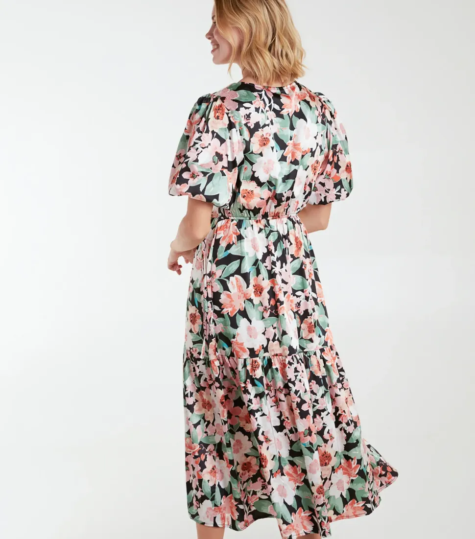 Oversized Wrap Smock Dress