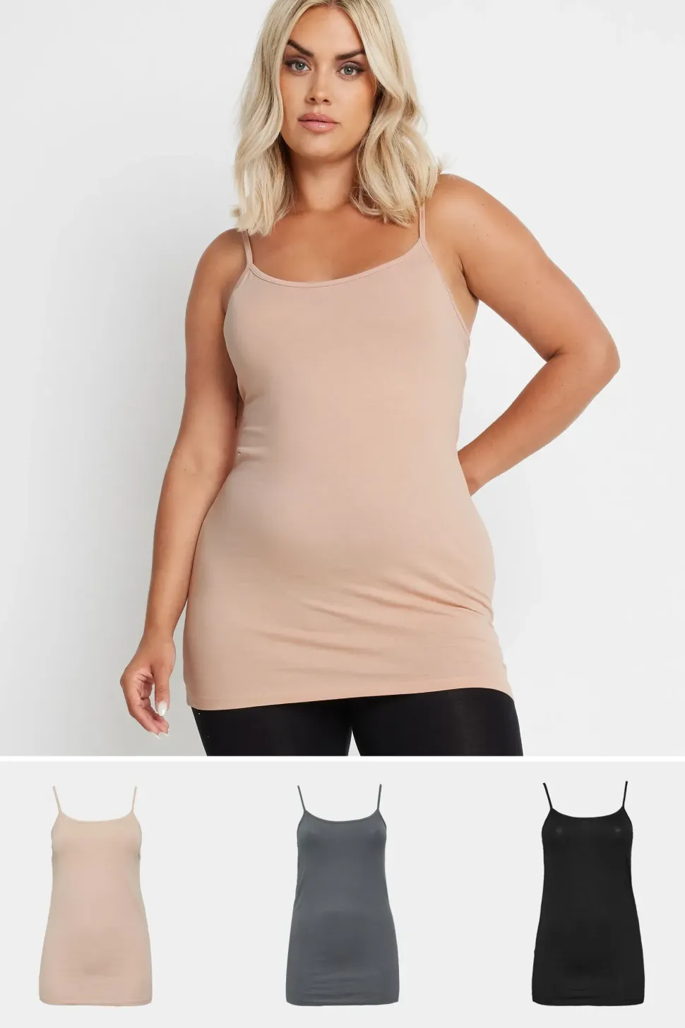 3 Pack Cami Vest Tops