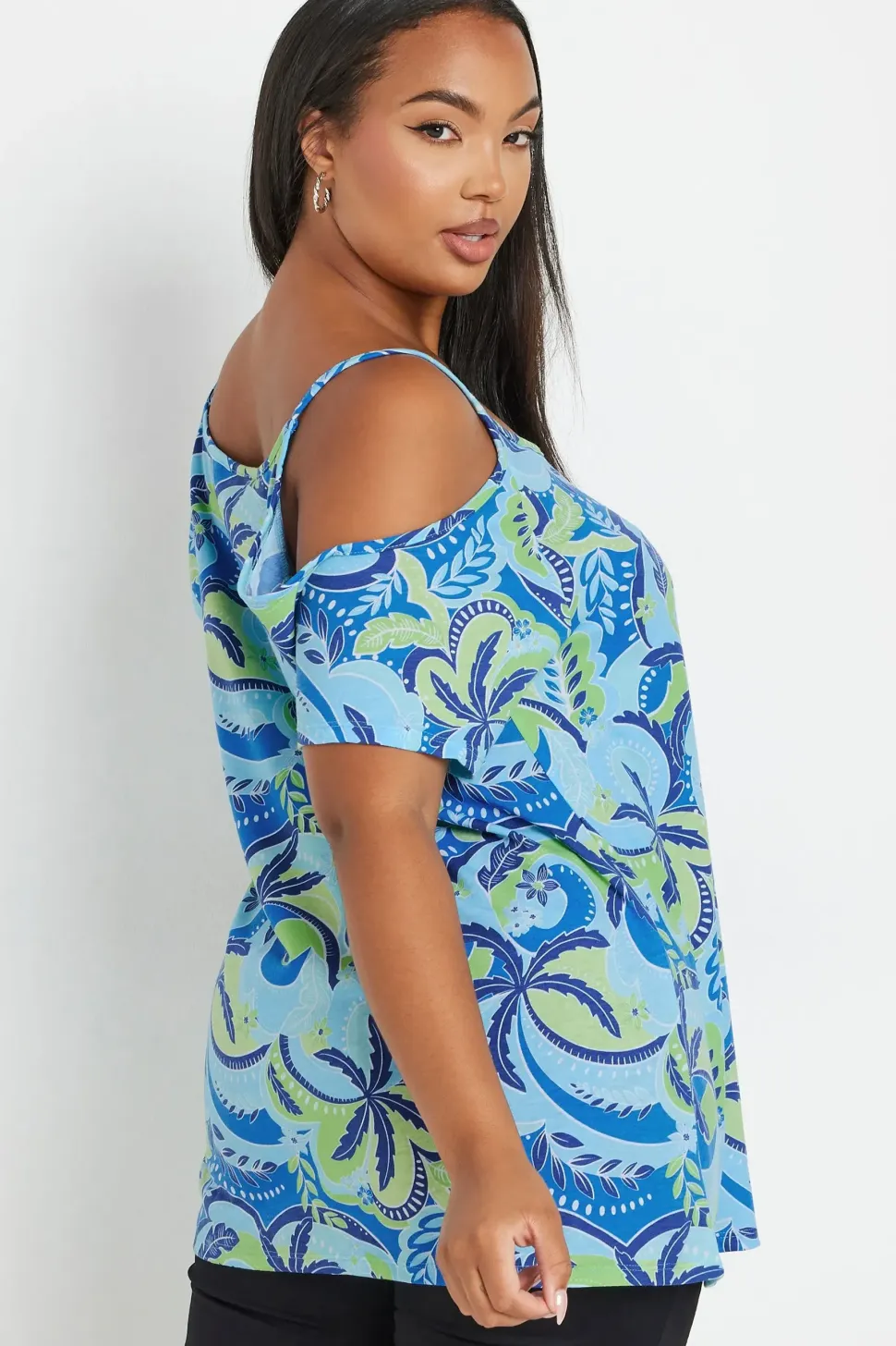 2 Pack Cold Shoulder Tops