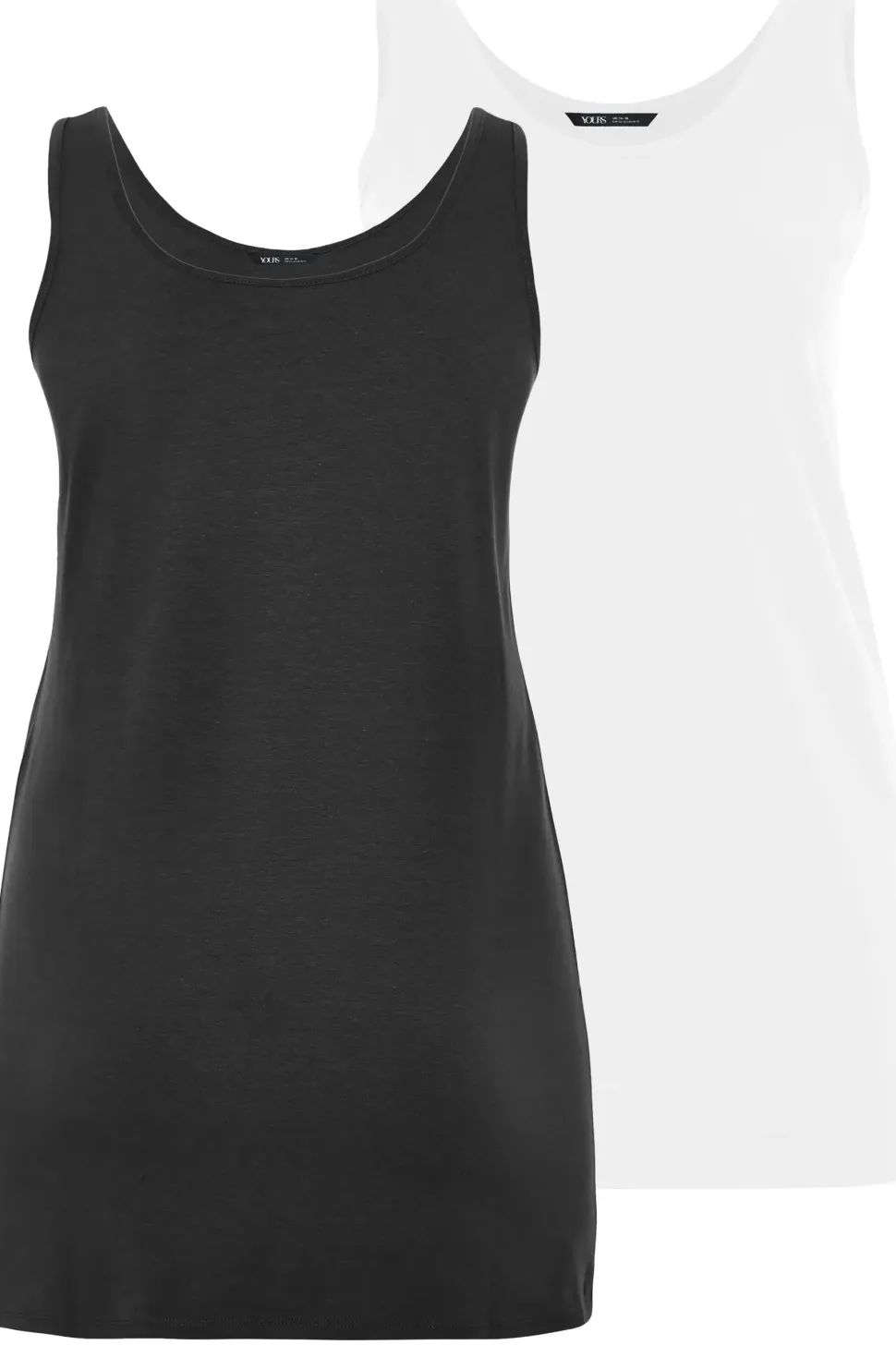 2 Pack Longline Vest Tops