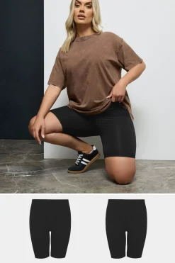 2 Pack Stretch Cycling Shorts