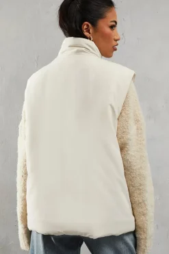 Padded Puffer Zip Pocket Gilet