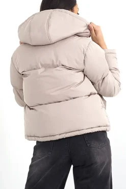 Padded Short Hooded Jacket