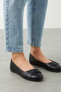 Paige Wrap Detail Ballet Flats