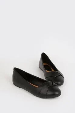 Paige Wrap Detail Ballet Flats