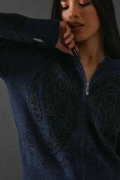 Paisley Bomber Jacket