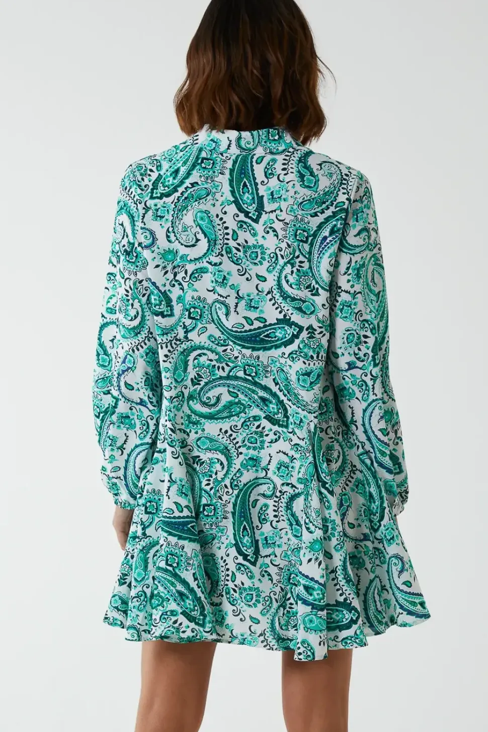 Paisley Button Down Dress