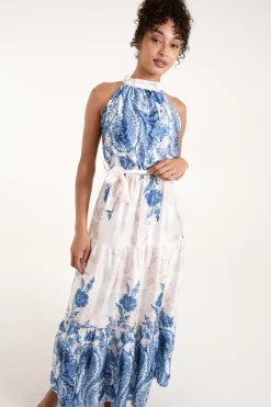 Paisley Floral Occasion Dress