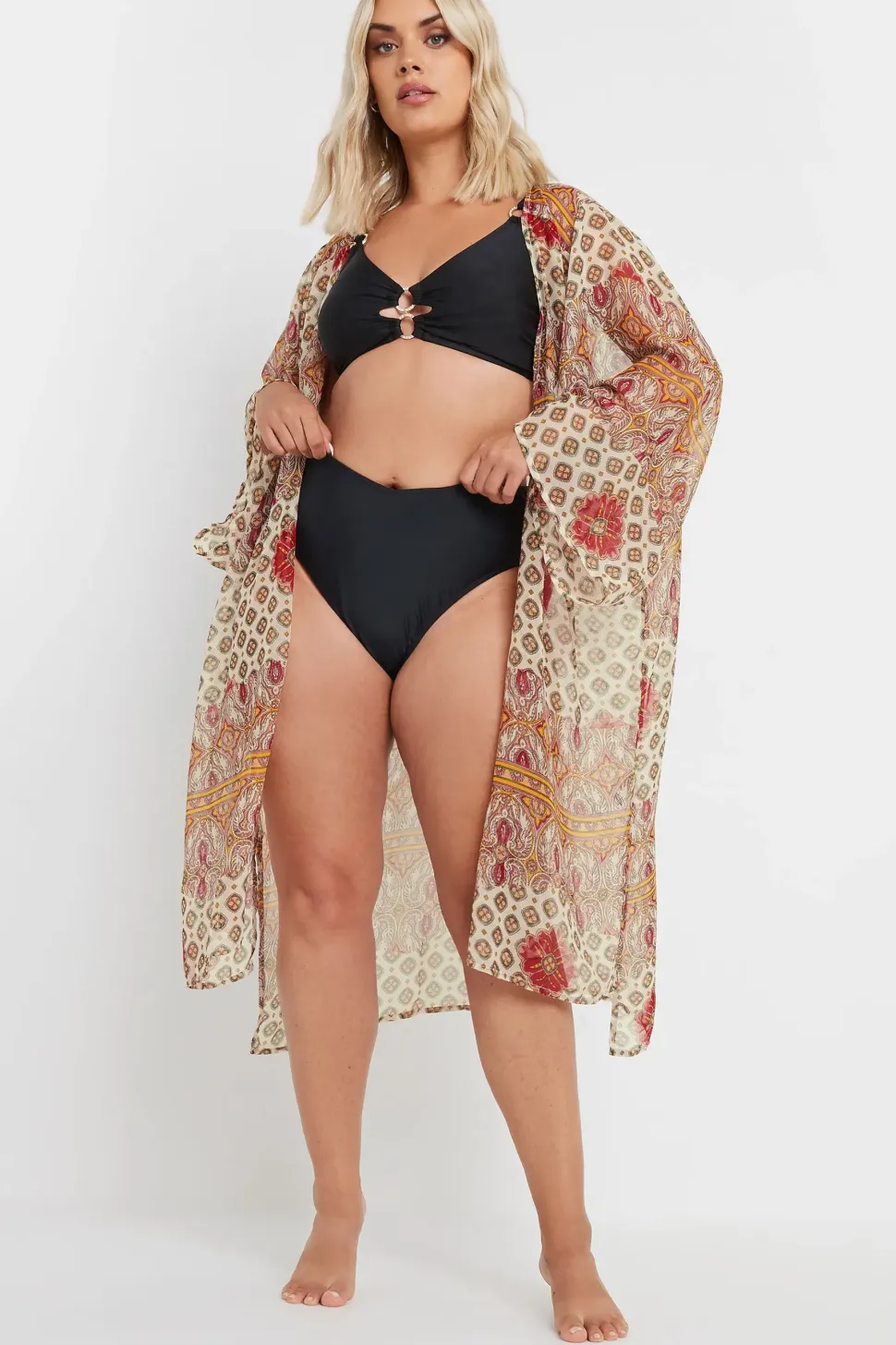 Paisley Print Beach Shirt