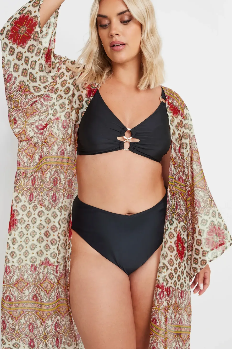 Paisley Print Beach Shirt