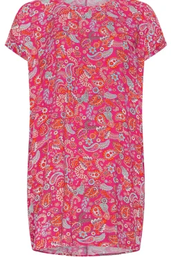 Paisley Print Shift Dress