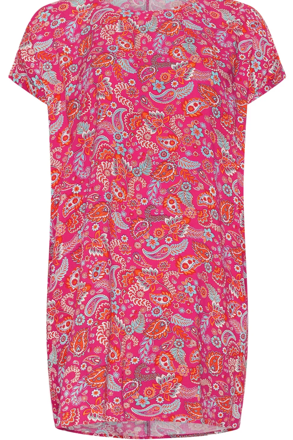 Paisley Print Shift Dress