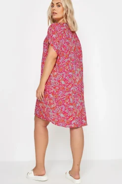 Paisley Print Shift Dress
