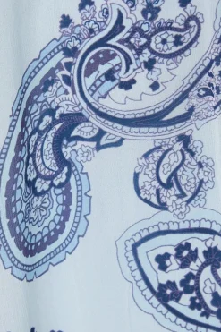 Paisley Ruffle Sleeve Shift Dress