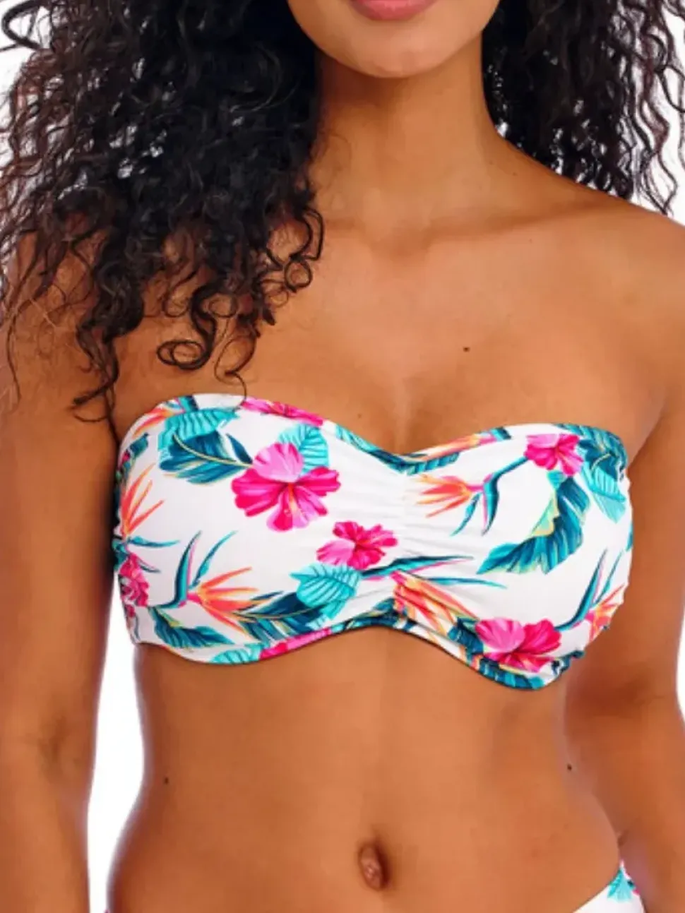 Palm Paradise Bandeau Bikini Top