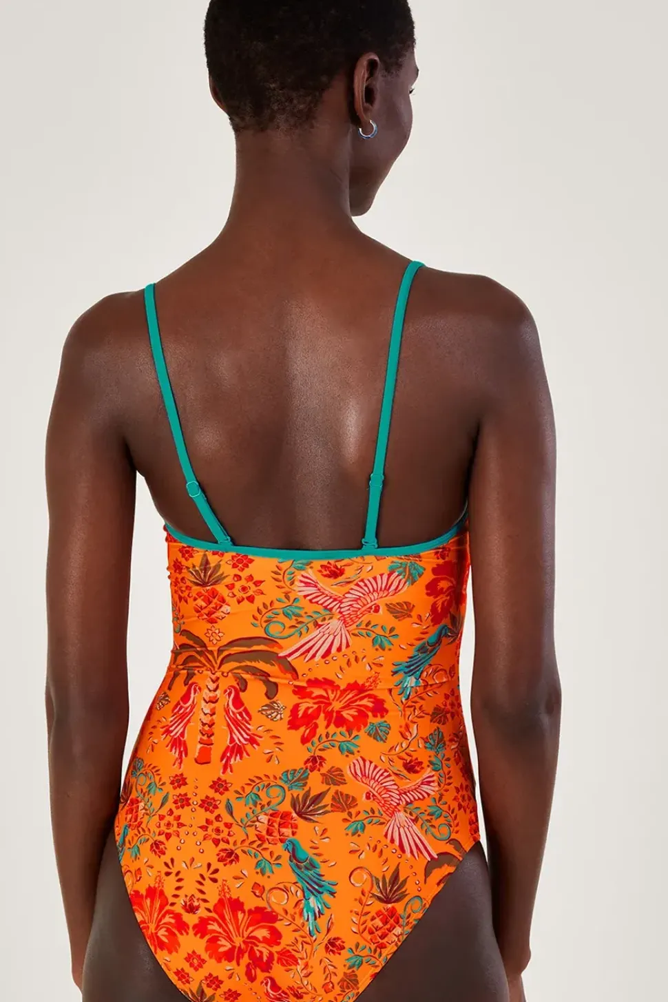 Palm Print Swimsuit