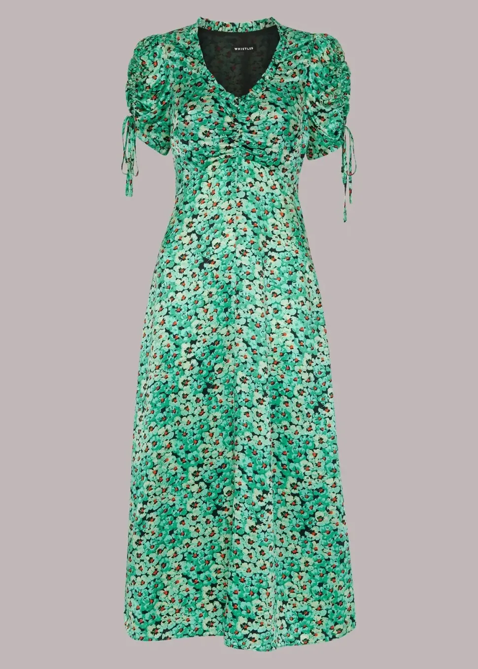 Pansy Meadow Silk Mix Dress-