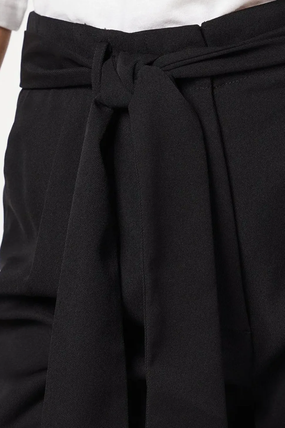 Paperbag Belted Wide Leg Trouser