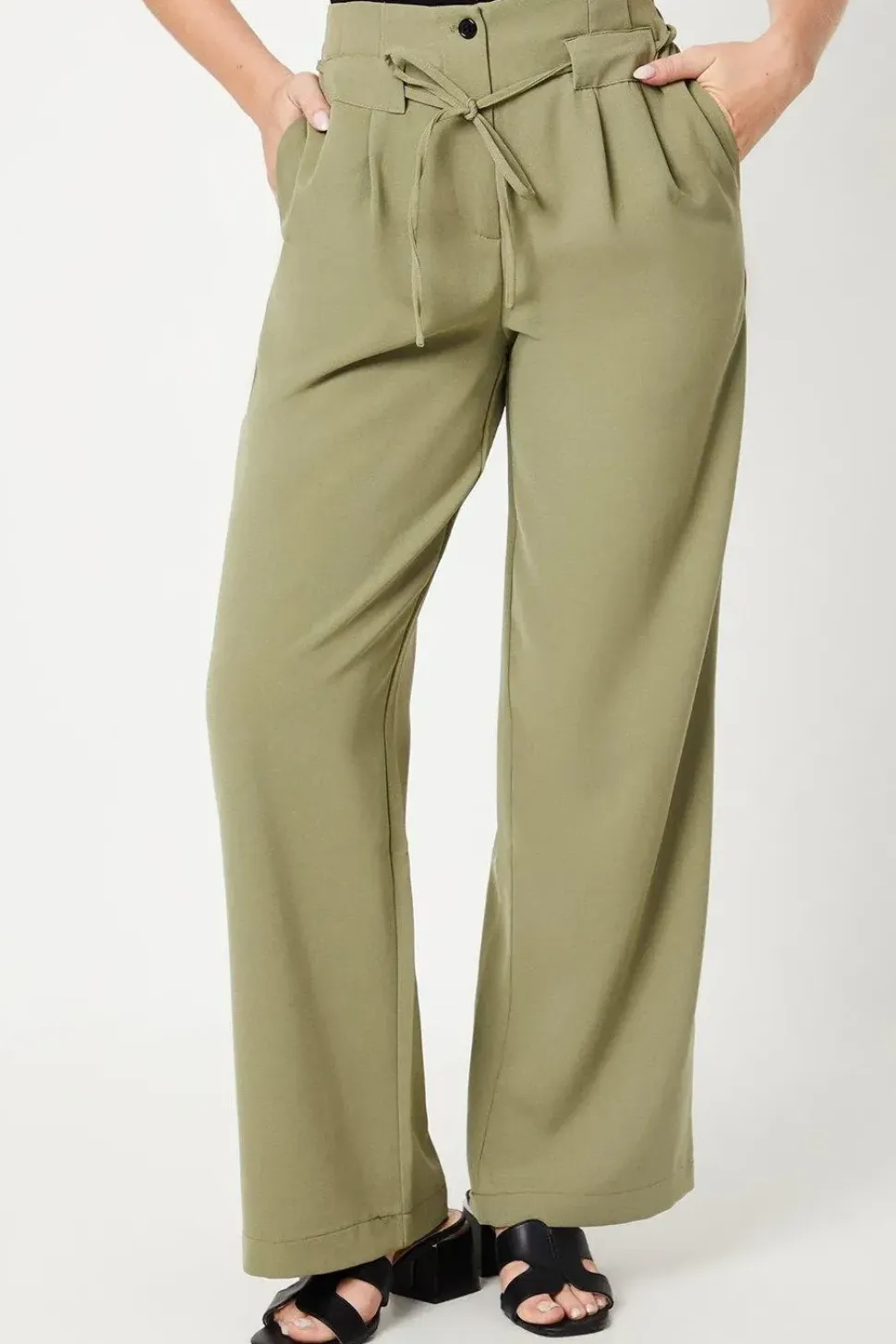 Paperbag Elasticated Waist Trouser