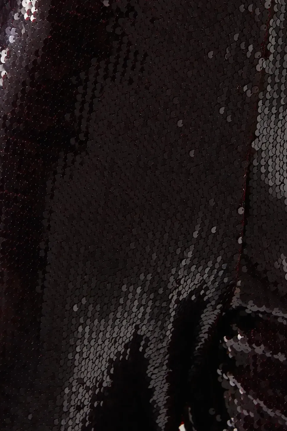 Party Sequin Satin Burgundy Trouser