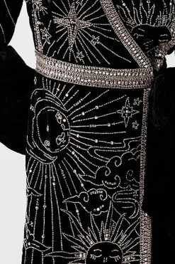 Party Sequin Velvet Wrap Mini Dress
