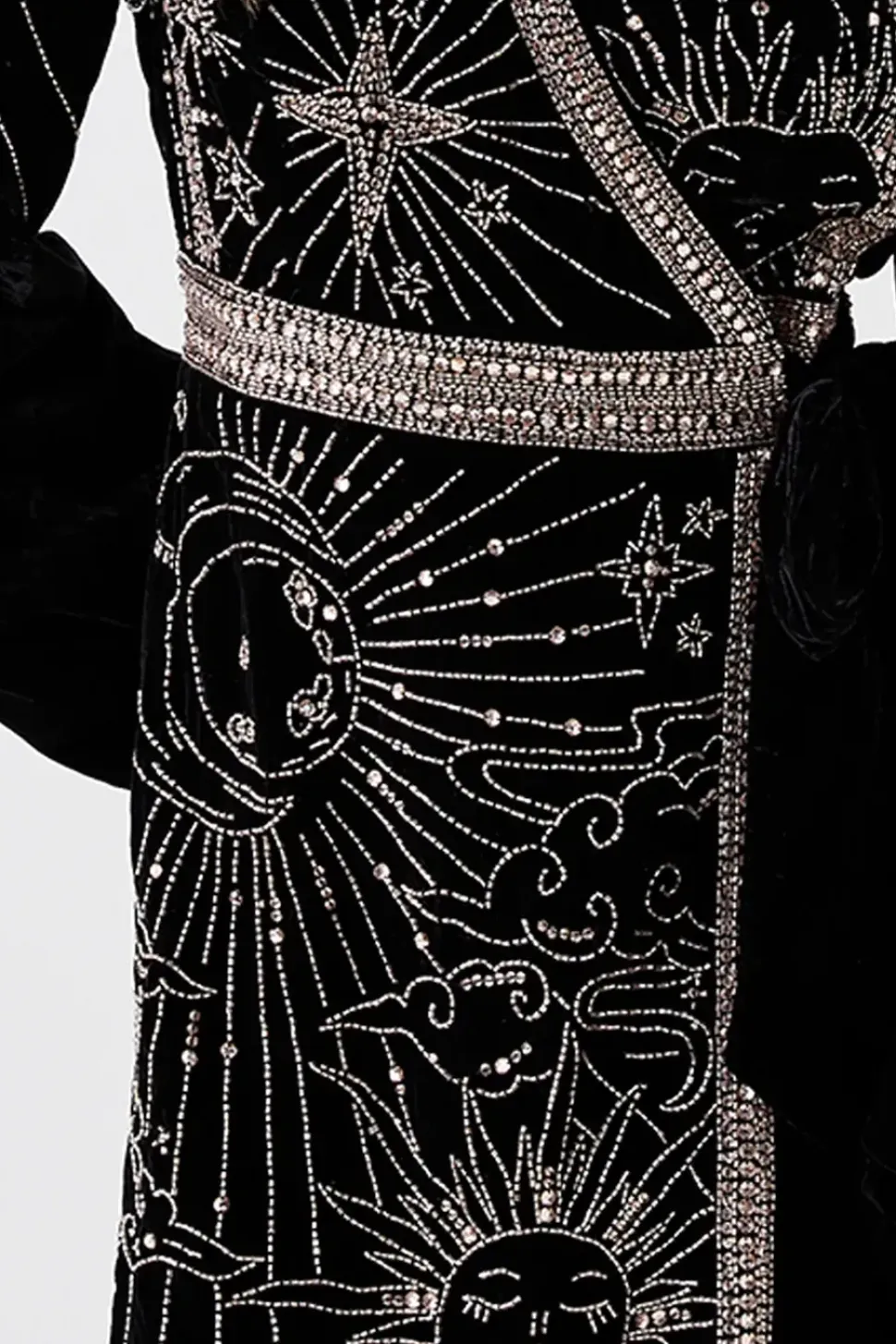 Party Sequin Velvet Wrap Mini Dress