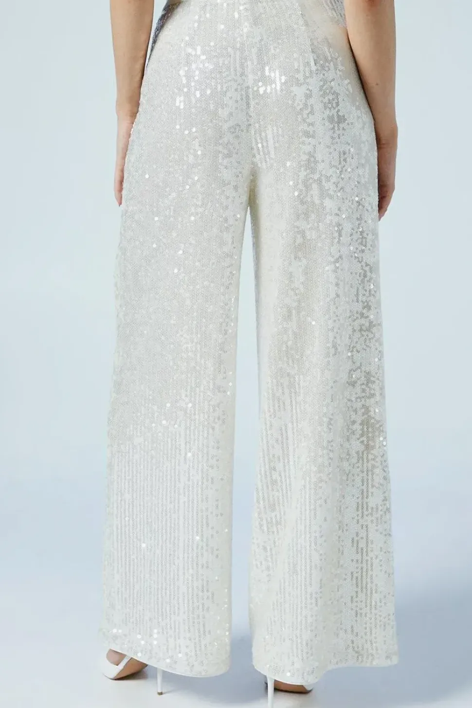 Party Sequin Wide Leg Trouser