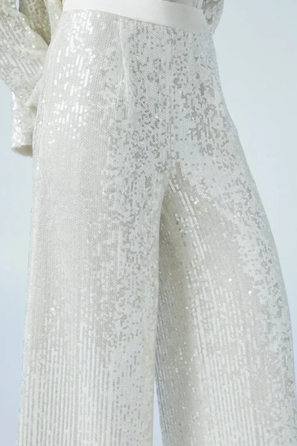 Party Sequin Wide Leg Trouser