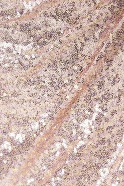 Party Sequin Wrap Front Dress