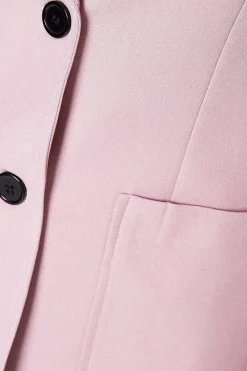Patch Pocket Button Detail Blazer