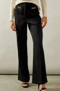 Patch Pocket Wide Trousers
