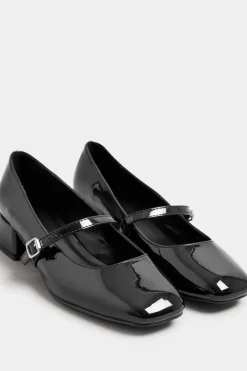 Patent Mary Jane Block Heels