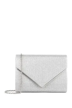 Patent 'Deirdre' envelope clutch bag
