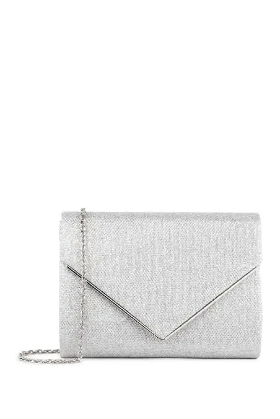 Patent 'Deirdre' envelope clutch bag