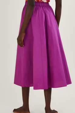 Patsey Flared Midi Skirt