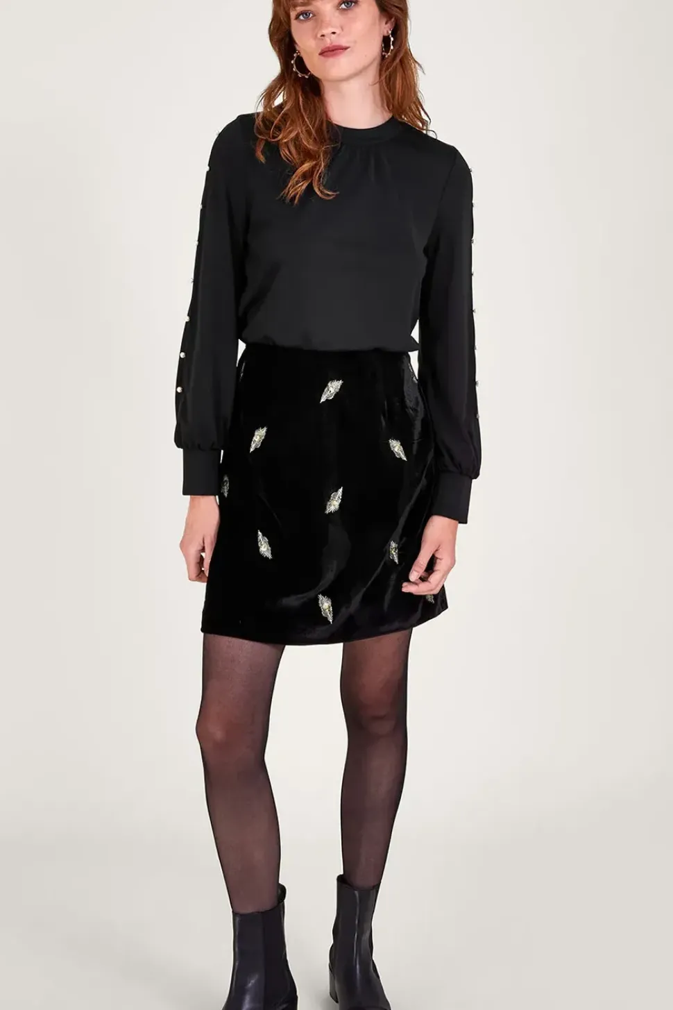 Pearl Detail Blouse