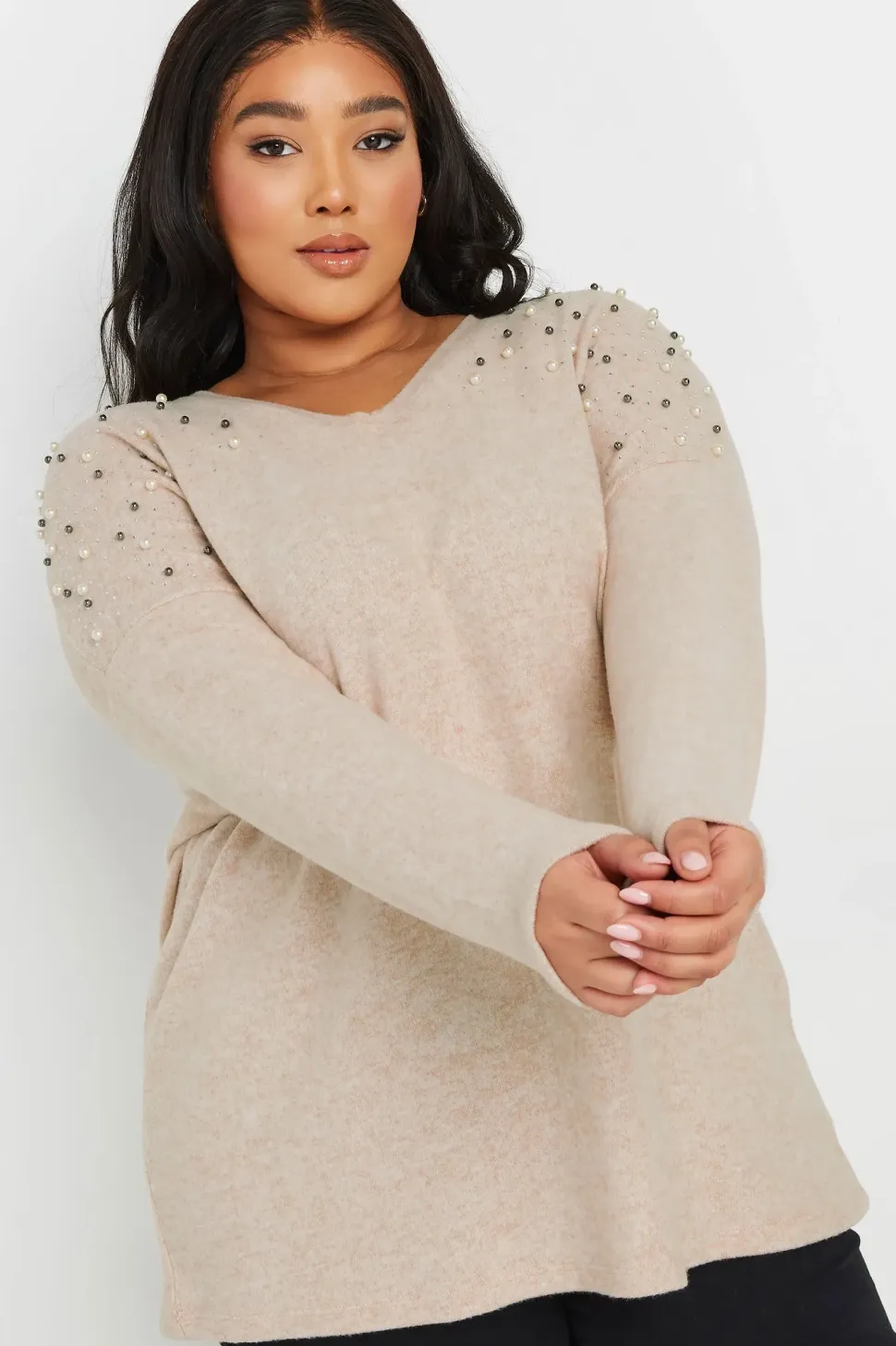 Pearl Embellished Jumper