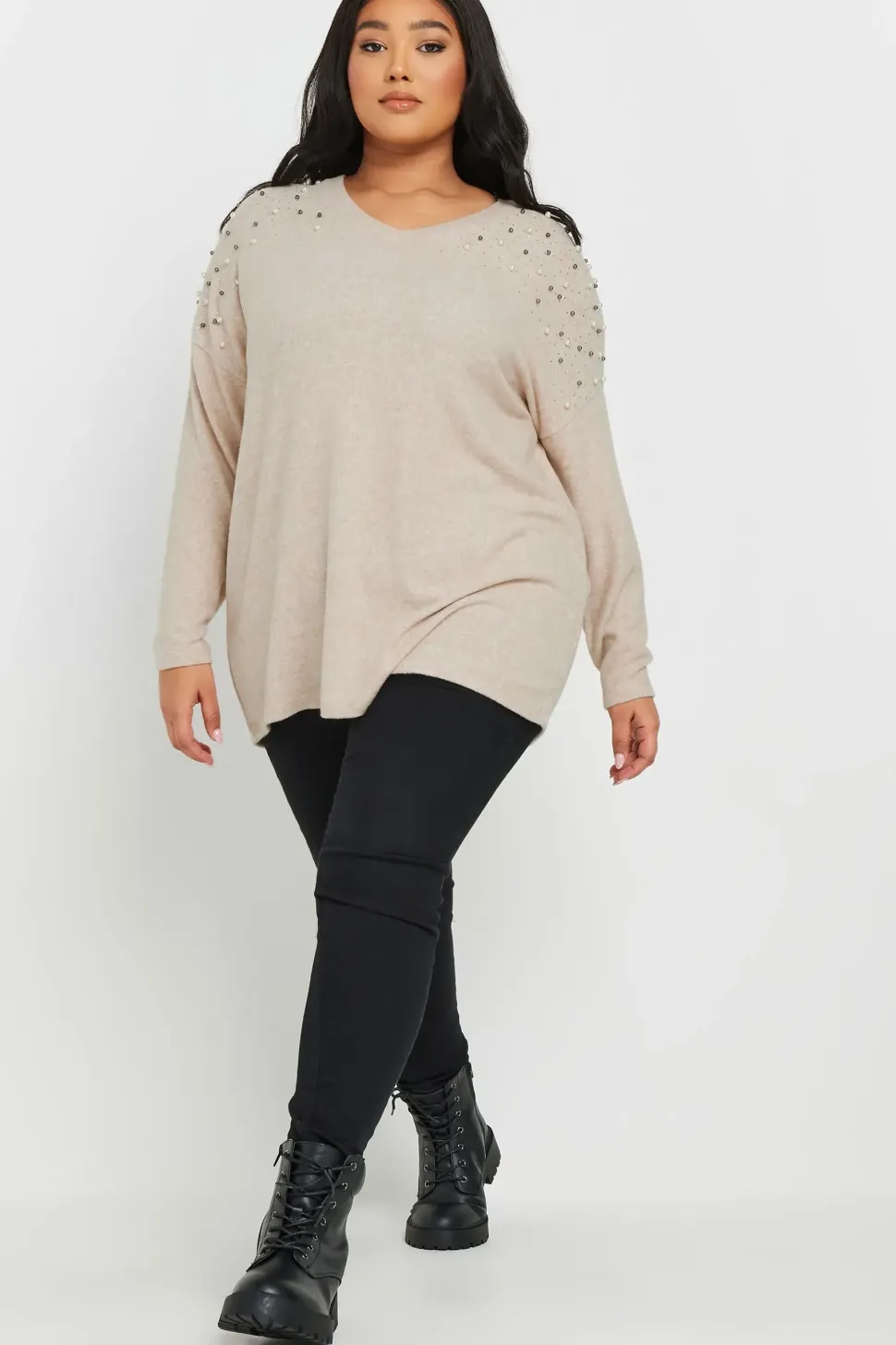Pearl Embellished Jumper