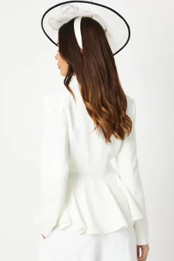 Peplum Double Breasted Blazer
