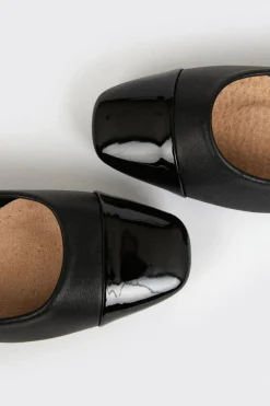 Perry Low Block Toe Cap Ballet Flats