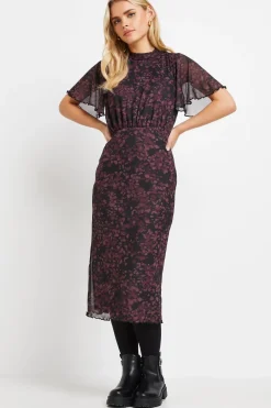 Petite Abstract Animal Print Dress