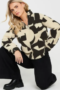 Petite Abstract Fleece