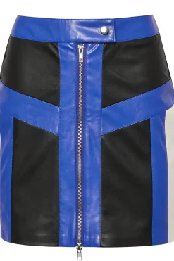 Petite Abstract Mini Skirt
