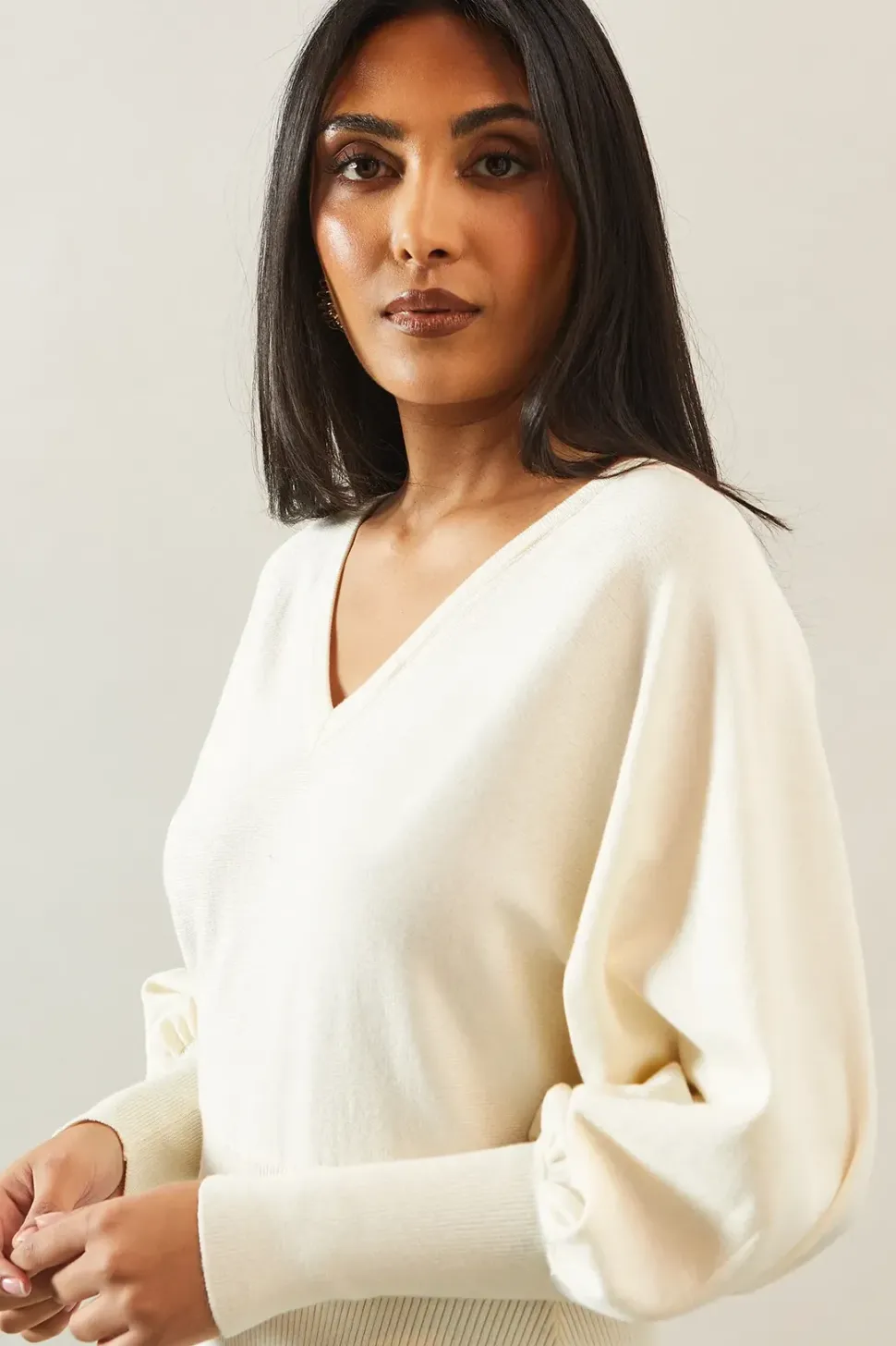 Petite Batwing Midi Jumper Dress