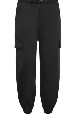 Petite Belted Cargo Jeans