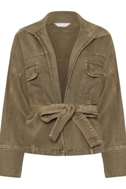Petite Belted Utility Jacket
