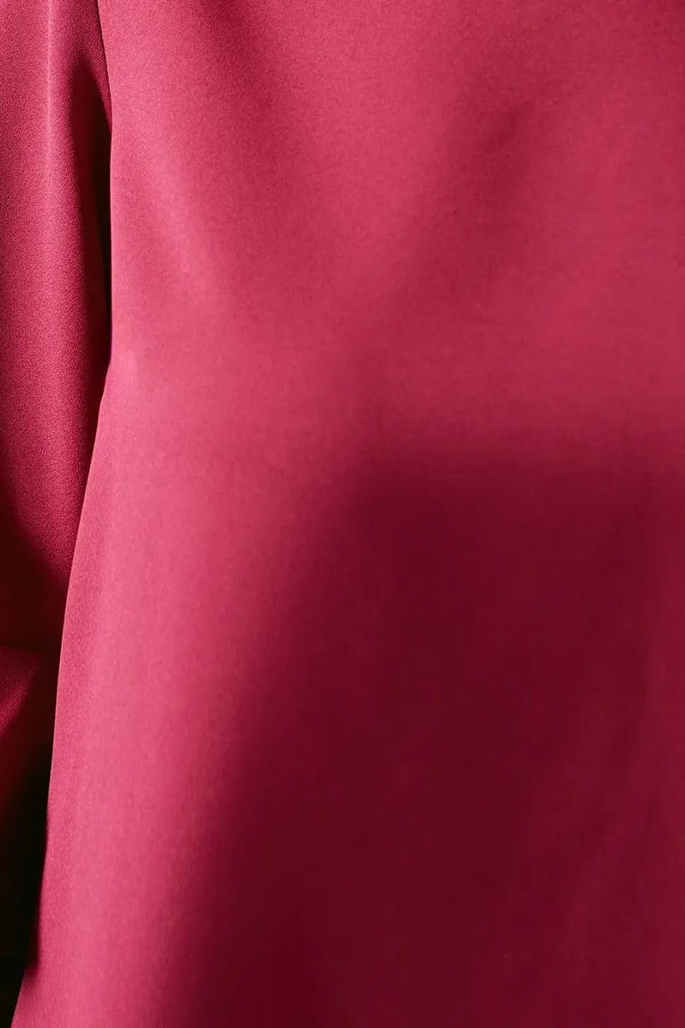 Petite Berry Flute Sleeve Shift Dress