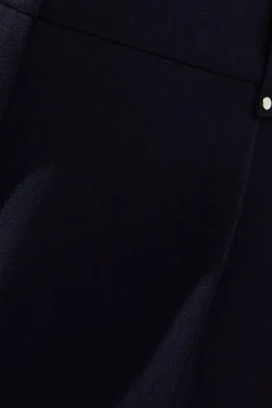Petite Black Smart Wide Leg Trousers