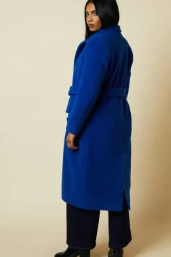 Petite Boucle Belted Midi Coat