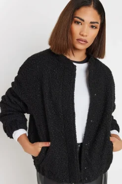 Petite Boucle Bomber Jacket